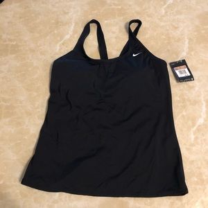 Black Nike Swim Top